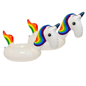 NEW Bundle NIB Cheezos 2 Unicorn Cup Holder & float